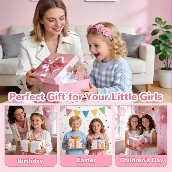 Puppenkleidung mit rosa Hosenträgern: süße und farbenfrohe Kleidung für Puppen