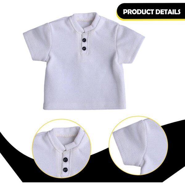 1/9 Stoff-Action-Figuren-T-Shirt, männliche Muskelkörper-Kleidung, 17 cm