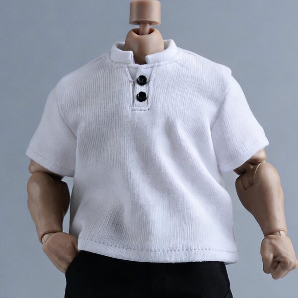 1/9 Stoff-Action-Figuren-T-Shirt, männliche Muskelkörper-Kleidung, 17 cm