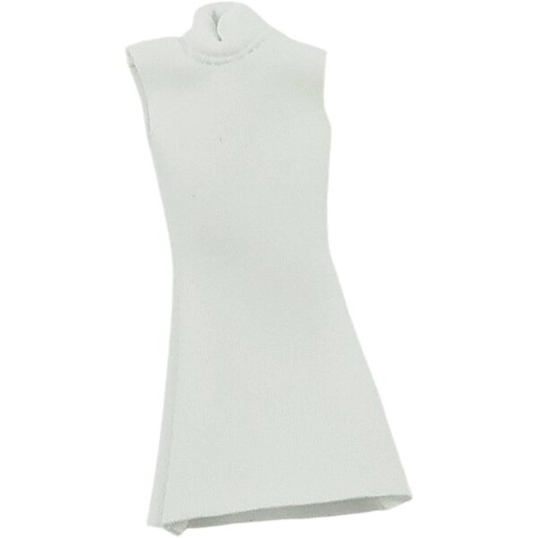 Gonna bianca 1/12 per action figure femminili, accessorio abbigliamento collezionisti