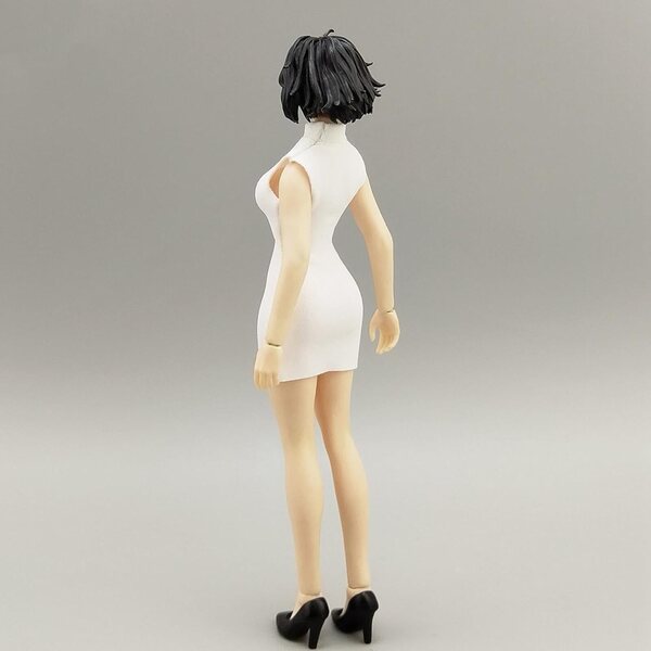 Gonna bianca 1/12 per action figure femminili, accessorio abbigliamento collezionisti