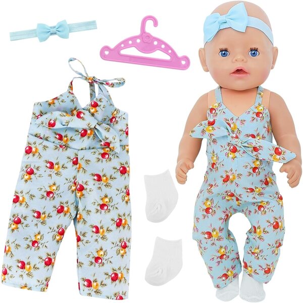 Vestiti per bambole 35-53 cm blu - abbigliamento Orizizhic