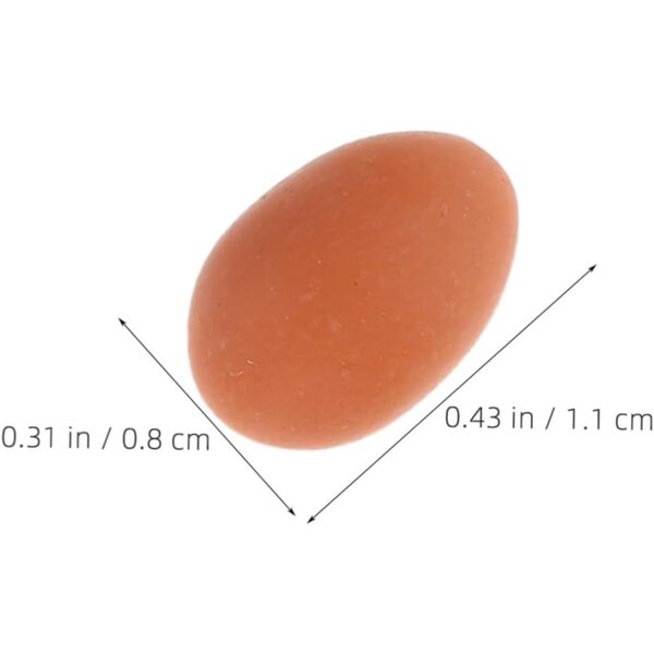 Vaguelly 30 Uova Miniature in Resina Realistiche per Decorazioni Fai da Te