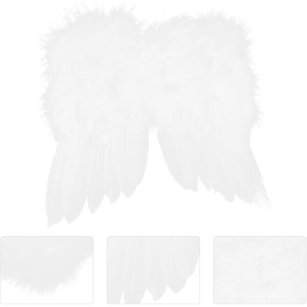 Alasum Ala d'Angelo Bianca per Bambola Piccola, Accessorio Fotografico e Decorativo