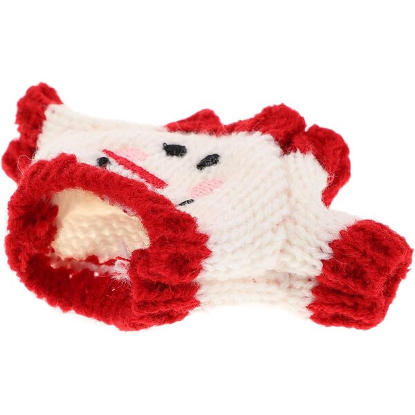 Mini Maglione Natalizio in Peluche per Bambole, Accessorio Morbido e Colorato