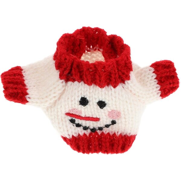 VICASKY Miniaturpullover für Puppe aus weichem Plüsch, dekoratives Accessoire