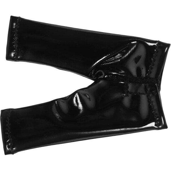 Schwarze Lederhose von Toyvian für 12 cm große Puppen, DIY-Miniatur-Zubehör