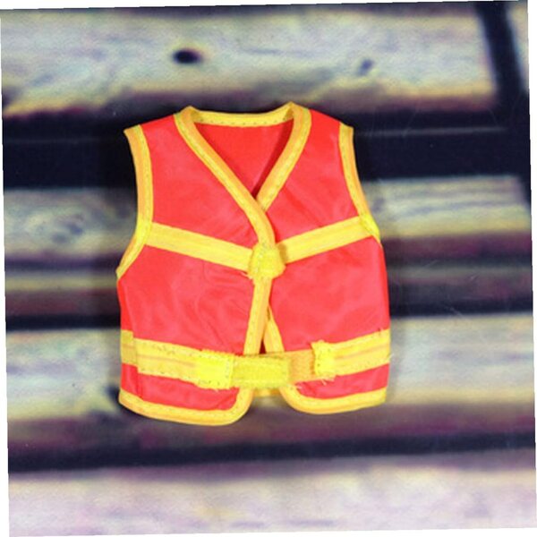 2 Gilet da Costruzione Miniatura per Bambole Abbigliamento Gioco e Decorazioni Festa