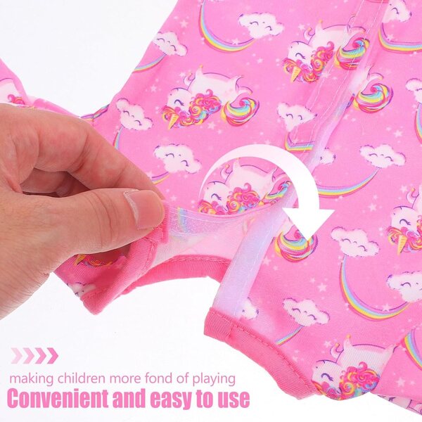 Beaupretty Set Vestiti per Bambole da 18 Pollici con Tutina e Cappello Lavabile Multicolore