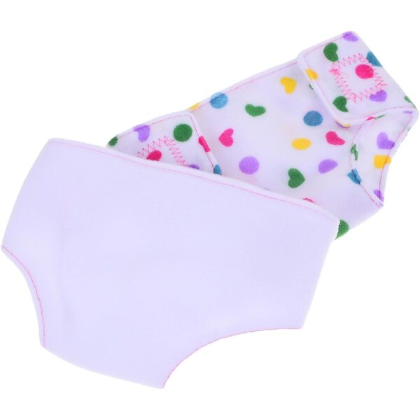 UPKOCH Pannolini in Stoffa Regolabili per Bambole 2 Pezzi Biancheria Intima Riutilizzabile