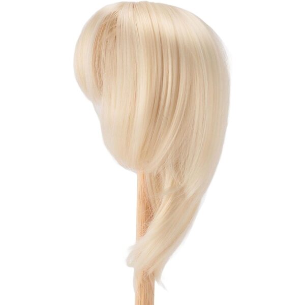 SIXRUN 1/4 Puppenperücke aus weicher Seide, realistisch und elegant, 18,5–21 cm