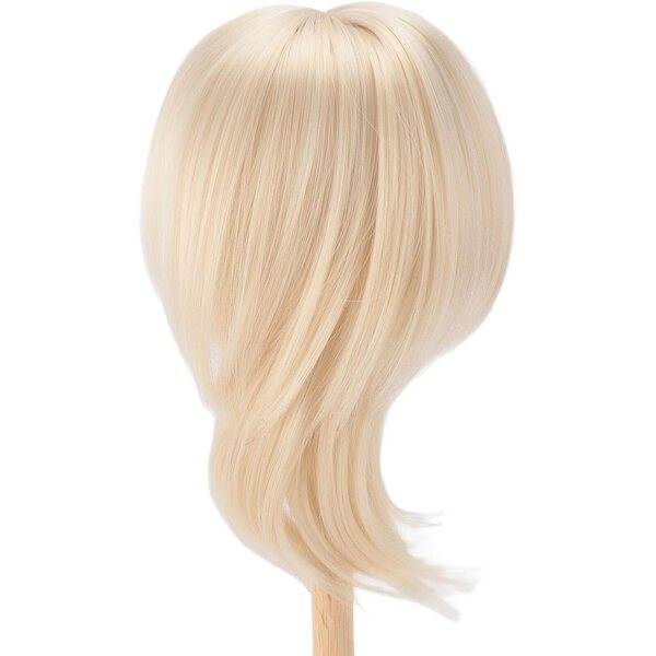 SIXRUN 1/4 Puppenperücke aus weicher Seide, realistisch und elegant, 18,5–21 cm