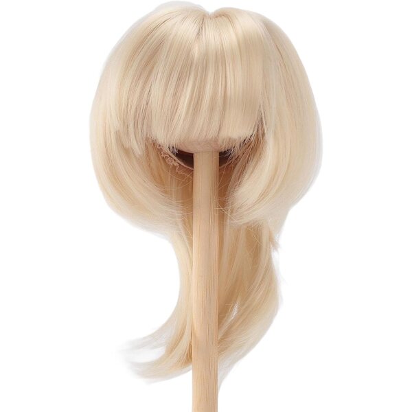 SIXRUN 1/4 Puppenperücke aus weicher Seide, realistisch und elegant, 18,5–21 cm