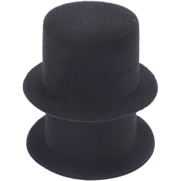 Alasum 2 Pezzi Mini Cappelli a Cilindro 9cm per Bambole e Lavoretti DIY