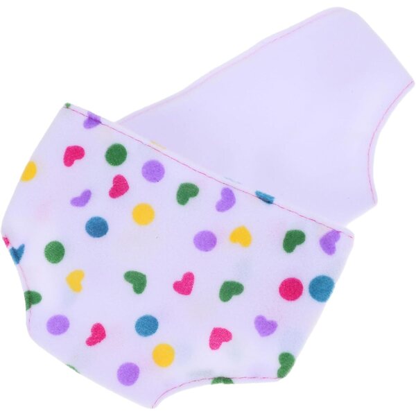 Pannolini Riutilizzabili per Bambole 2 Pezzi Regolabili Accessori per Gioco di Finzione