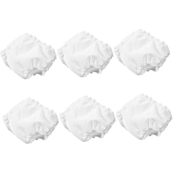 Alasum 6 Mutandine Bianco per Bambole 10 Pollici Riutilizzabili in Tessuto