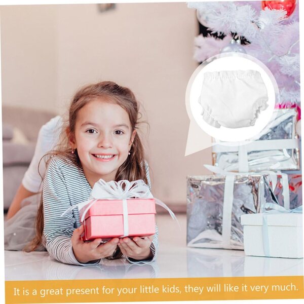 Alasum 6 Mutandine Bianco per Bambole 10 Pollici Riutilizzabili in Tessuto