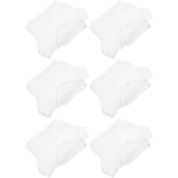 Set 6 Magliette Bianche per Orsetti di Peluche da 30 cm - Vestiti Sostituibili in Tessuto Morbido