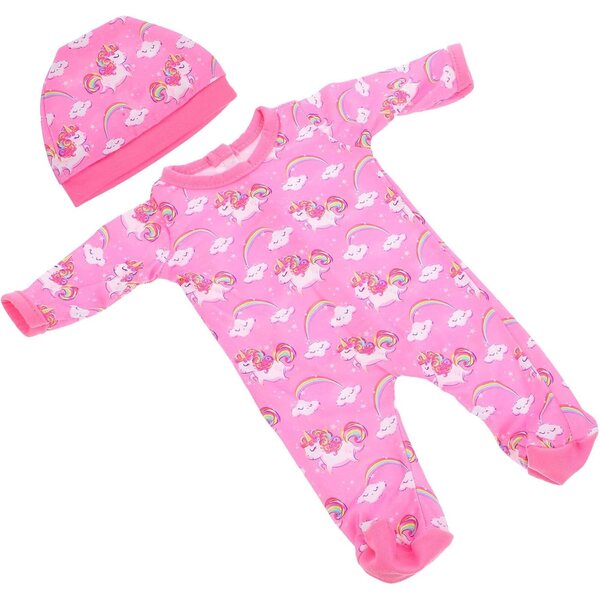 ifundom Tutina Decorativa Unicorno per Bambola 18 Pollici con Cappello Colorato