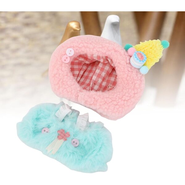 Haofy Set Vestiti Bambola 17 cm in Tessuto Fibra con Cappelli e Accessori