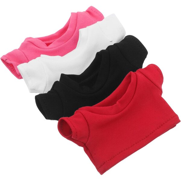 ifundom 4 pezzi magliette per orsi di peluche colorate in tessuto sublimabile