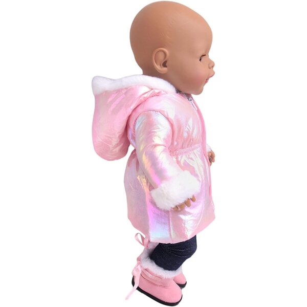 Set Invernale Peluche per Bambole 45,7 cm - Morbido e Caldo Piumino Moda Bambola