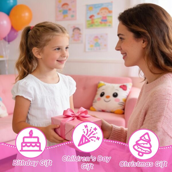Vestiti Bambola Rosa Bunny - Completo Moda per Bambole Elegante e Carino