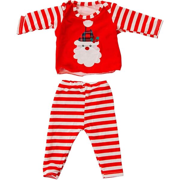Weihnachtskleidung für 18-Zoll-Puppen mit Beutel und Geburtstagsparty-Zubehör