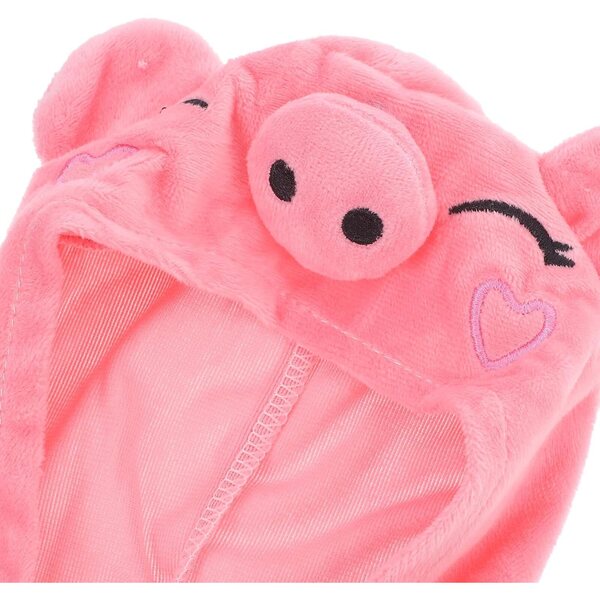 Outfit für 43-cm-Puppen in Form eines weichen Schweins, leicht zu reinigen und zu tragen