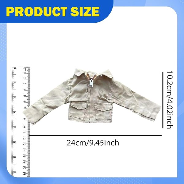 Stoffjacke im Maßstab 1:6 für 30 cm große Actionfiguren, Cosplay-Zubehör