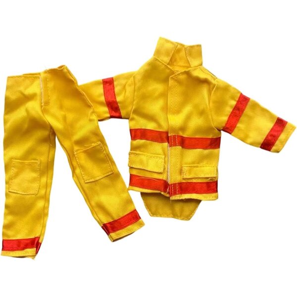 1:6 Feuerwehrmann-Uniform für Mann-Actionfigur 12 Zoll Ysyqkn