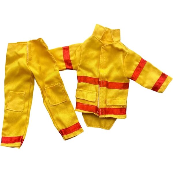 1:6 Feuerwehrmann-Uniform für Mann-Actionfigur 12 Zoll Ysyqkn
