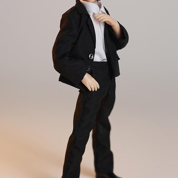 1/12 Miniatur-Anzugset für 6-Zoll-Actionfiguren – Hemd, Jacke, weiße Hose