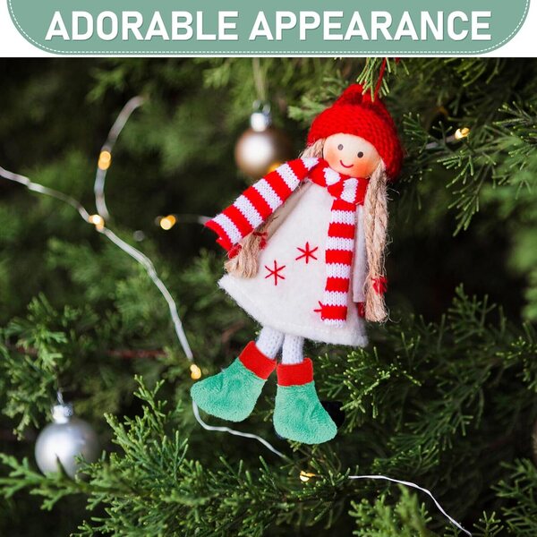 Calzini Mini per Bambole Natale in Peluche Colorati per Accessori Fai da Te
