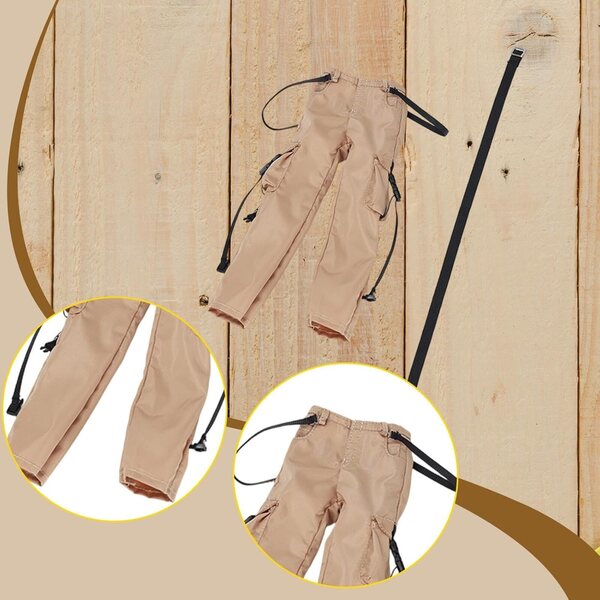 1:6 Lässige Cargohose für 12" weibliche Actionfigur - Miniaturkleidung Ysyqkn