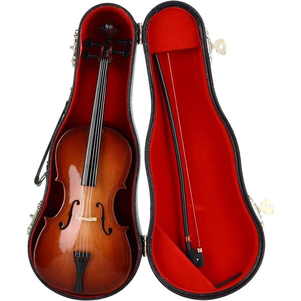 Mini-Linde-Cello 23 cm – elegante Dekoration für Zuhause und Büro