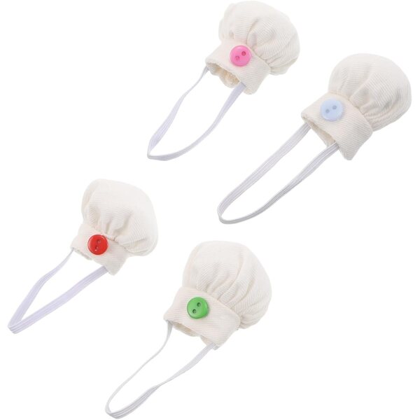 Vaguelly Mini-Kochmützen für Puppen und Plüschtiere, 4 Stück, kreatives DIY-Zubehör