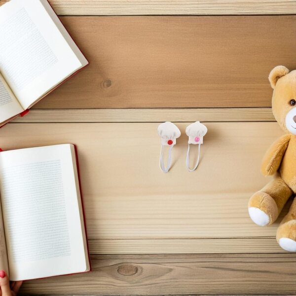 Vaguelly Mini-Kochmützen für Puppen und Plüschtiere, 4 Stück, kreatives DIY-Zubehör