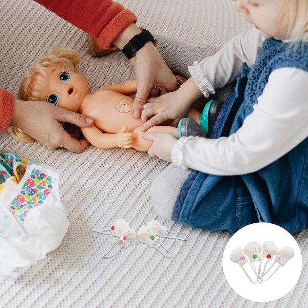 Vaguelly Mini-Kochmützen für Puppen und Plüschtiere, 4 Stück, kreatives DIY-Zubehör