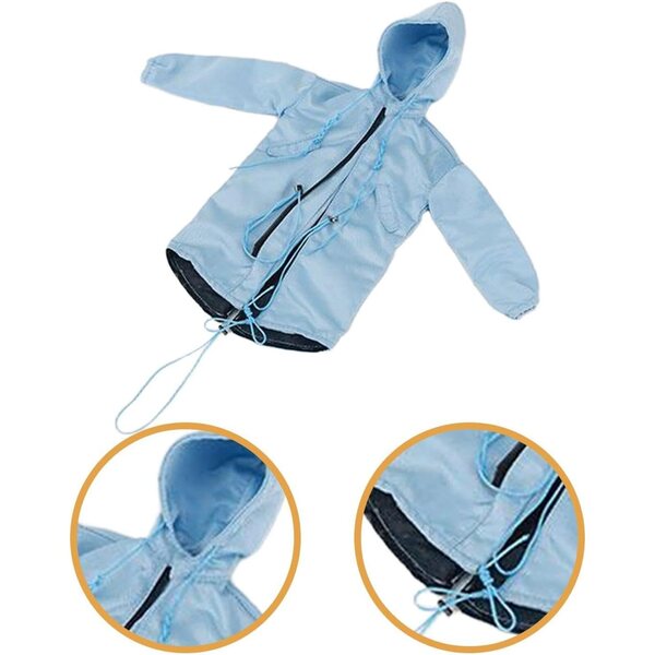Blauer Trenchcoat Miniatur 1/6 Frau für Actionfiguren - MotiveTech