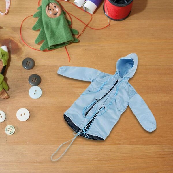 Blauer Trenchcoat Miniatur 1/6 Frau für Actionfiguren - MotiveTech