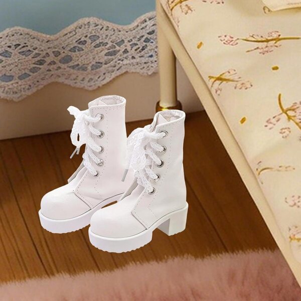 F Fityle 1:3 Puppenschuhe, lässige PU-Stiefel für 24-Zoll-Actionfiguren