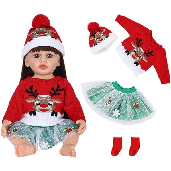 Abiti per Bambole di Natale YAEGIMHT - Completo Festivo per Bambole
