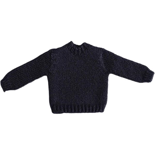 Pullover für Actionfigur 1/12 Hellery | Mini-graues Strick-Sweatshirt