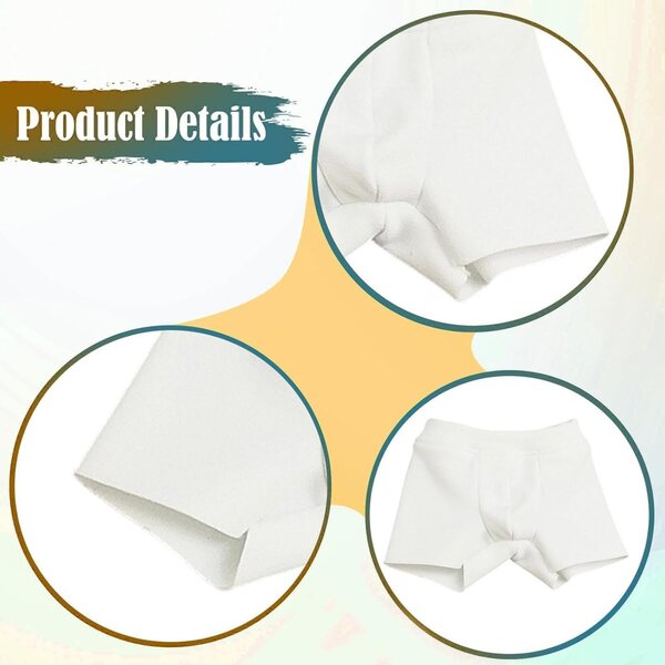 Elastische Unterwäsche für 1:6 Actionfigur – Hellery White Shorts 30 cm