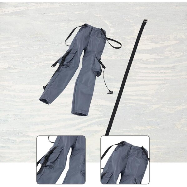 Miniaturhose und Gürtel für 1/6 weibliche 12 Zoll SZLIFE Actionfigur