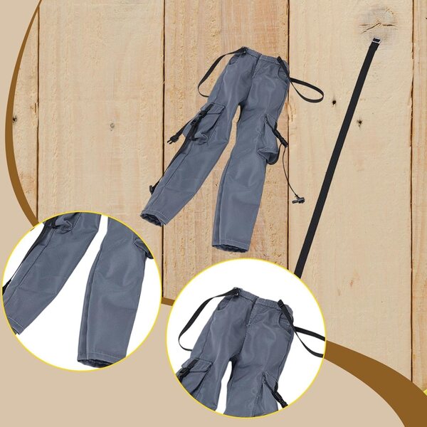 Miniaturhose und Gürtel für 1/6 weibliche 12 Zoll SZLIFE Actionfigur