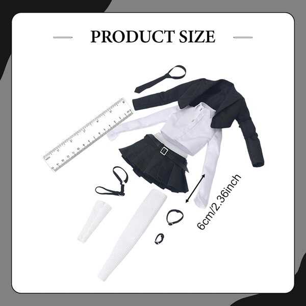 1/6 weibliches Schuluniform-Kostüm für 12-Zoll-Actionfiguren – TAIZhiChen