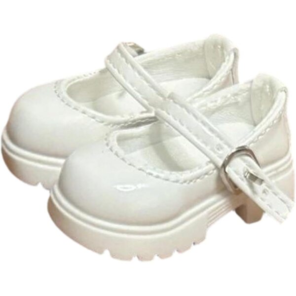F Fityle 1:4 weibliche Puppenschuhe mit Plateau, elegante Miniaturen aus PVC