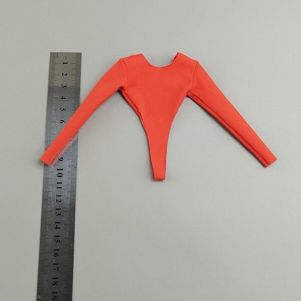 1:6 Badeanzug für BJD Puppen 30 cm - Rot Orange Kleid TTETTZ